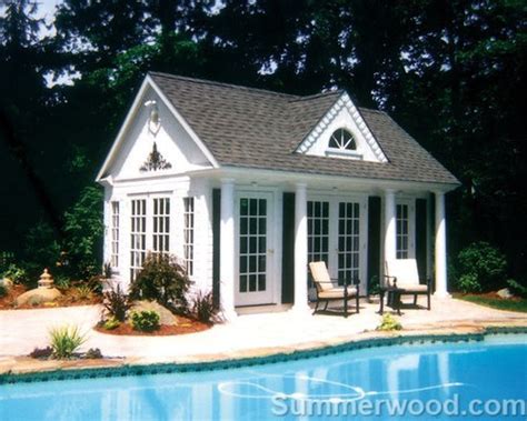 galvanized metal wood pool house|prefab pool house.